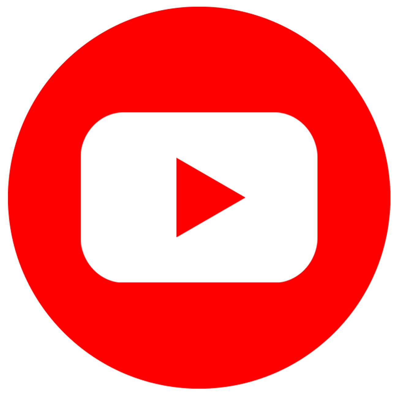 YouTube Logo Png Round